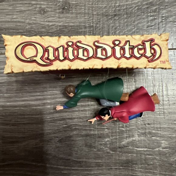 Hallmark Keepsake Ornament Quidditch Season Harry Potter Christmas 2002 Movement - Picture 8 of 13